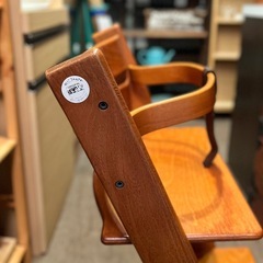 【武蔵小山店】 STOKKE ストッケ ベビーチェア ガード・革ベルト付き 子供椅子 椅子 TRIPP TRAP トリップトラップ ベビーガードダイニング 育児 子供 幼児 おしゃれ　チェア イス 品川区 リサイクルショップ ランバールーム 武蔵小山店 武蔵小山パルム 戸越銀座の画像