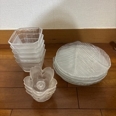 【済】ガラス食器セット