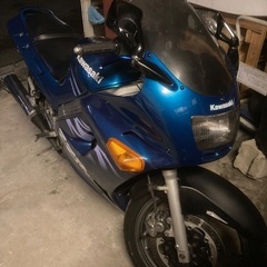 カワサキZZR250ブルー