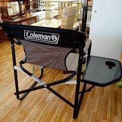 【リユースのサカイ八街店】★ジモティ割あり★ 美品　Coleman　サイドテーブル付デッキチェア　ブラウン系　YJ6507の画像