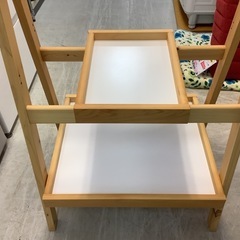 【リサイクルサービス八光】幅74㎝  木製　ハンガーラック　折りたたみ式の画像