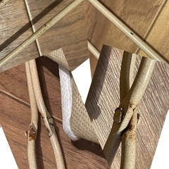 布製ランドリーバスケット 一部傷錆破損ありの画像