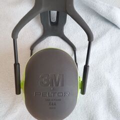 イヤーマフ　3M PELTOR X4A　イエローグリーン　値下げしました。の画像