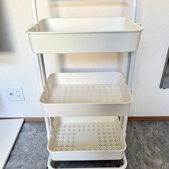 【決まりました】3段ラック　ホワイト②