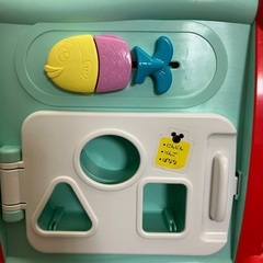  【中古玩具】知育玩具　ディズニーサウンドいっぱい家電ボックスの画像