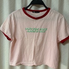 ZARA トップス　Tシャツ　ピンク