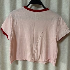 ZARA トップス　Tシャツ　ピンク　Mサイズの画像