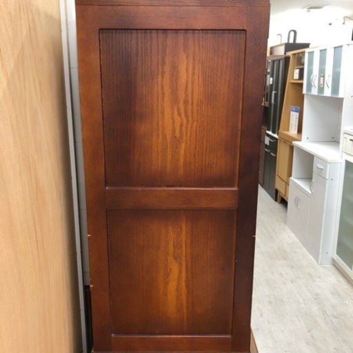 タンス　5段　民芸調　ブラウン【トレファク堺福田店】