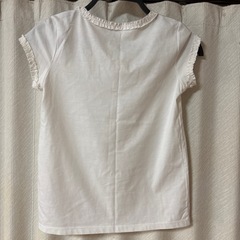 サイズ140 白トップス　H&M  美品の画像