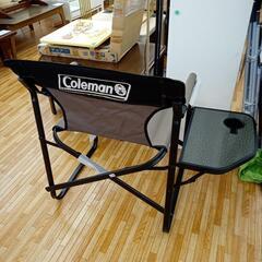【リユースのサカイ八街店】★ジモティ割あり★ 美品　Coleman　サイドテーブル付デッキチェア　ブラウン系　YJ6508の画像