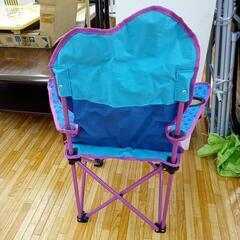 【リユースのサカイ八街店】★ジモティ割あり★ アウトドアチェア　キッズチェア　アナと雪の女王　ブルー系　クリーニング済　YJ6509の画像