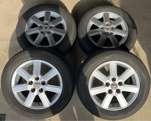 70ノア ヴォクシー 純正16インチ アルミホイール＆タイヤ 4本セット 平座ナットプレゼント