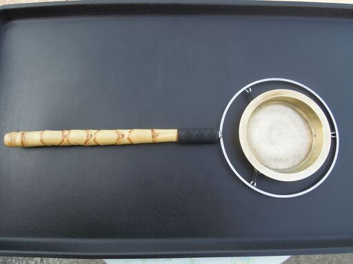 阿波踊り専用 スター鉦 18号 オーダーメイドのステンレス製枠と、五三