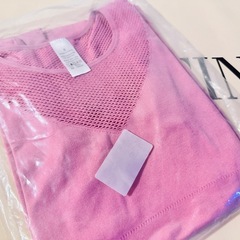 新品未使用！通気設計ヨガウェア レディーススポーツTシャツフィッ...
