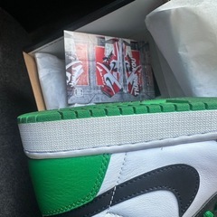 23.5cm air Jordan1 greenblackの画像