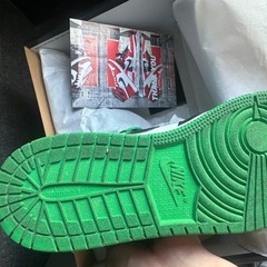 23.5cm air Jordan1 greenblackの画像