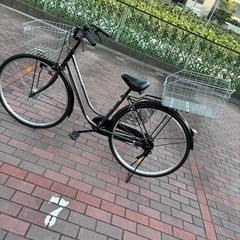 前後大型バスケット　お買い物仕様オートライトママチャリ(26㌅)...