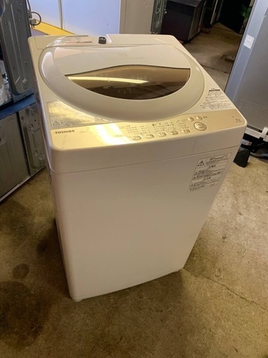 EJ5166番 TOSHIBA 全自動電気洗濯機 AW-5G8