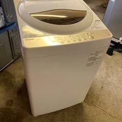 EJ5166番 TOSHIBA 全自動電気洗濯機 AW-5G8