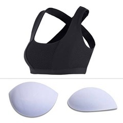 完全新品未使用！耐衝撃ランニングボクシングHIITフィットネスブラジャースポーツ下着通気メッシュ設計ぶれない！の画像
