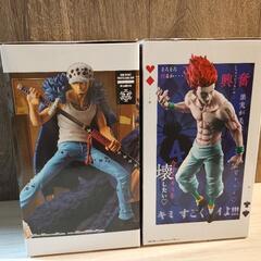 【新品未開封】HUNTER×HUNTER ヒソカ ＆ ONE PIECE ロー フィギュアの画像