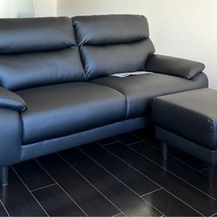 【美品】家具3点セットまとめ売り（ニトリソファ・大理石調ダイニン...