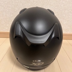 【新品】Arai ヘルメット XD フラットブラック未使用 新品　箱入り （59-60cm）交換用MVシールドスモーク付きの画像