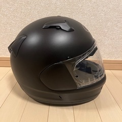 【新品】Arai ヘルメット XD フラットブラック未使用 新品　箱入り （59-60cm）交換用MVシールドスモーク付きの画像