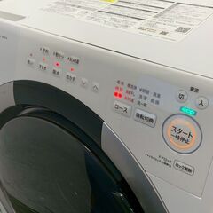 【SHARP】シャープ ドラム式洗濯機 ES-S7H-CL 7.0/3.5kg 2023年製 ドラム式電気洗濯乾燥機 生活家電 洗濯機 ホワイト 動作確認済 Y1335の画像