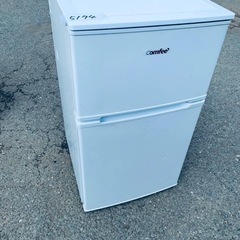 EJ5174番 comfee ノンフロン冷凍冷蔵庫 RCT90WH