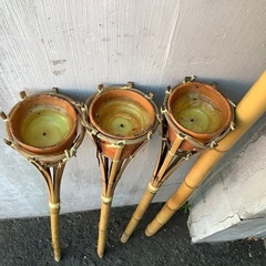 キャンプ　松明　タイマツ　トーチ　4本の画像