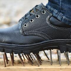 作業靴 安全靴 メンズ 鋼製先芯 つま先保護 刺し傷防止ソール 26ｃｍ 26.5ｃｍの画像