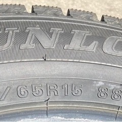 DUNLOP 185/65R15 24年製　冬タイヤの画像