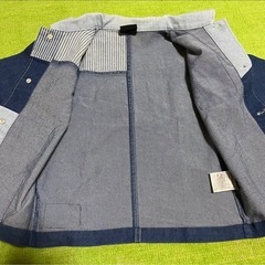 新品　デニムジャケット　９５センチの画像