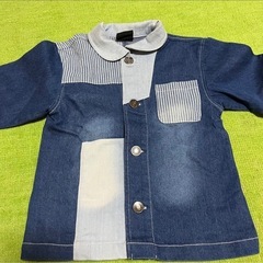 新品　デニムジャケット　９５センチの画像