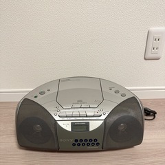 CDプレイヤー付きラジカセ