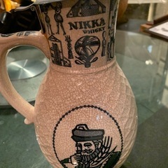 👍値下げしました　値打ち物　ニツカウイスキー水差し　ピッチャー　　古い物ですの画像