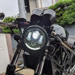 VTR250 動画あり カスタムバイク 黒 LEDヘッドライト テール 福岡の画像