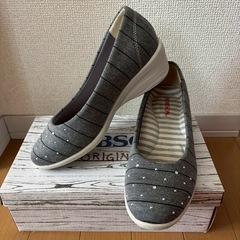 BOBSON スリッポン グレー