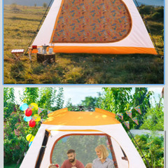 【予約済み】ABCCAMPING テント ワンタッチテント キャ...