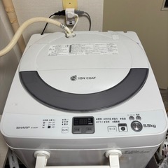 【無料】SHARP全自動洗濯機 Ag 