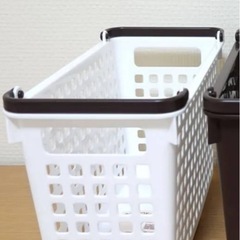 セリア　FITバスケット積み重ねスリムタイプ10個セット　