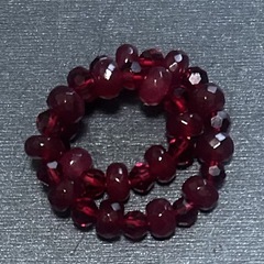 ルビーファセットカット ブレスレットの画像