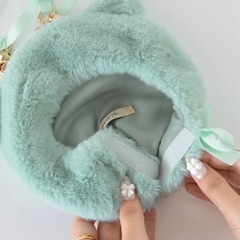 【15cmぬい推奨サイズ】Appel Toi ぬい服 着せ替え おくるみ 2way ライトブルー　ぬいショルダー【新品未使用品】 の画像