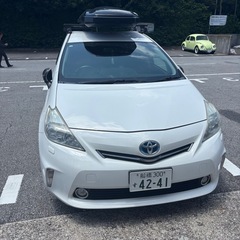 【現車確認OK】プリウスα 7人乗り／Androidナビ【即乗り可】