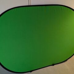 Selens クロマキー背景 150 x 200cm ブルー/グリーン 2-in-1 楕円背景パネル リバーシブル 折り畳み可能 スタジオ背景 スクリーンシート 背景布 写真撮影用の画像