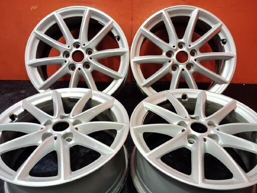 BMW X1 X2 Vスポーク スタイリング560 純正ホイール 17インチ 4本 7.5J5HPCD112+52　(VHH486)