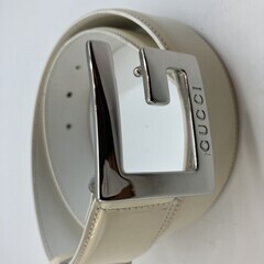 GUCCI Gロゴバックル 037 1046 1107 ベルト　...