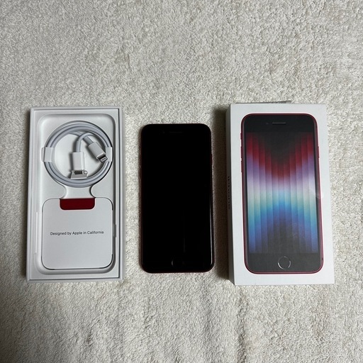 【美品　付属品あり】　iPhone SE3 128GB