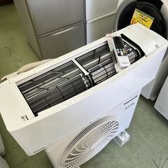 【リサイクルショップ ピカソ 小松原】🌬️❄️【2017年製✨Panasonic ルームエアコン 2.5kW8〜10畳用】CS-EX257C-W✨🌬️❄️★0185★の画像